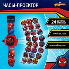 Наручные часы Marvel, синий, красный