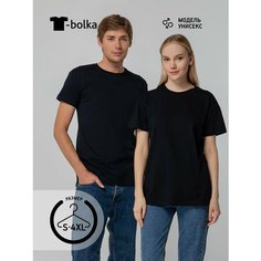 Футболка T-bolka, размер 44/46, темно-синий