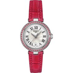 Наручные часы TISSOT T-Lady, красный/серебристый