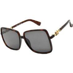 Солнцезащитные очки Max Mara, коричневый/серый