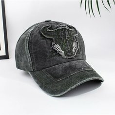 Бейсболка Бейсболка мужская женская, кепка мужская женская для мужчин, размер 57, черный Ganalyly