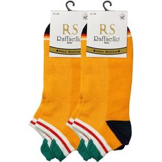 Носки Raffaello Socks, комплект, 2 пары, размер 41-44, желтый