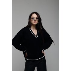 Пуловер JoveMod, размер onesiZe, , черный