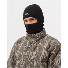 Балаклава Stussy для мужчин и женщин, размер 7, черный