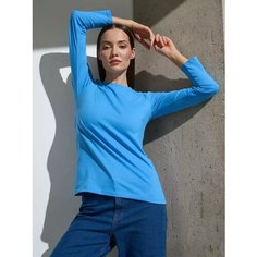 Лонгслив Uzcotton, размер 42-44\S, , blue