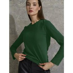 Лонгслив Uzcotton, размер 40-42\XS, , темно-зеленый