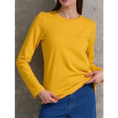 Лонгслив Uzcotton, размер 38-40\XXS, , горчица