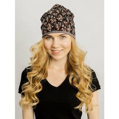 Шапка бини ANRU для женщин, размер Универсальный, коричневый