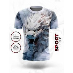 Футболка Evofox, размер XL, серый, черный