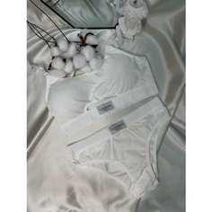 Комплект нижнего белья, размер Единый, белый Amalora