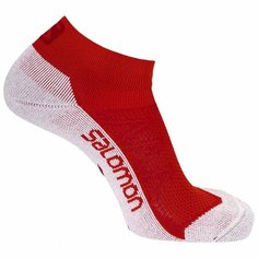 Носки Salomon, размер S (36-38), красный/серый