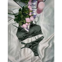 Комплект нижнего белья, размер Единый (40-46), зелeный Amalora