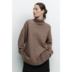 Свитер Befree Basic, размер L, , серо-бежевый