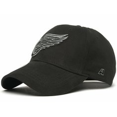 Бейсболка Atributika & Club Nhl Detroit Red Wings для мужчин и женщин, размер 55-58, черный