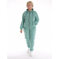 Костюм спортивный , размер 54, зелeный Mira Moda