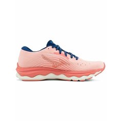 Кроссовки Mizuno WAVE SKY (W), полнота F, размер 5,5 UK, розовый