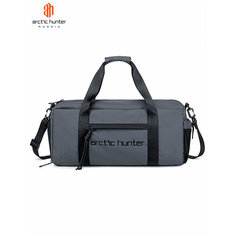 Сумка спортивная Arctic Hunter, 25 л, 16х32х48.5 см, ручная кладь, серый