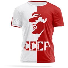 Футболка PANiN Brand, размер XXL, белый, бордовый