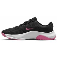 Кроссовки NIKE W LEGEND ESSENTIAL 3 NN, полнота F, размер 6 US, черный/розовый
