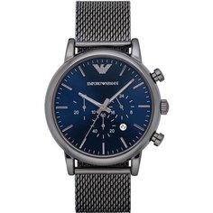 Наручные часы EMPORIO ARMANI, черный/синий