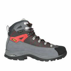 Ботинки хайкеры ASOLO Finder GV ML, размер 4,5 UK, Grey/Gunmetal/Poppy red