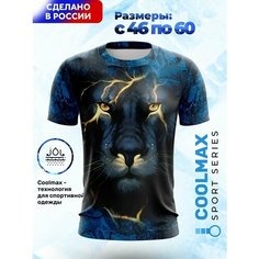Футболка Evofox, размер L, черный, синий