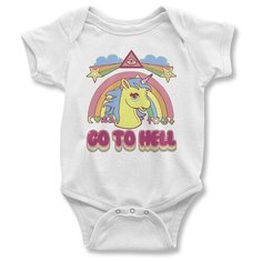 Боди WILD CHILD, размер 1-2 мес., ,белый