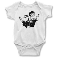 Боди WILD CHILD, размер 1-2 мес., ,белый