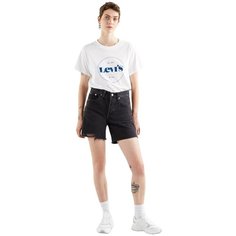 Шорты Levis Women 501 Mid Thigh Shorts, размер 26, черный Levis®
