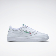 Кеды Reebok Club C 85, полнота F (EU)/ на среднюю стопу, размер 7 US, белый
