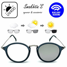 Солнцезащитные очки SmakhtinS eyewear & accessories, темно-синий