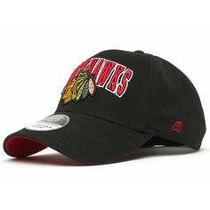 Бейсболка Atributika & Club Chicago Blackhawks для мужчин и женщин, размер 55-58, черный (200)