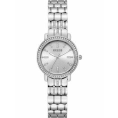 Наручные часы GUESS Dress, серебристый