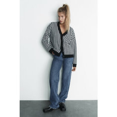 Кардиган Befree Basic, размер S, , черный принт