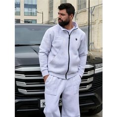 Костюм спортивный GAL and YOU, размер M, серый меланж
