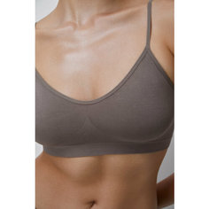 Топ belle you Bamboo Seamless, размер M/L, серо-бежевый