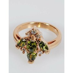 Кольцо Lotus Jewelry, перидот, размер 20, желтый
