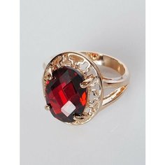 Кольцо Lotus Jewelry, гранат, размер 16, красный