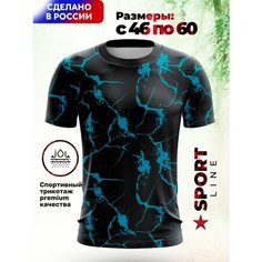 Футболка Evofox, размер XL, черный, синий