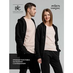 Толстовка B&C collection, размер 46, , черный