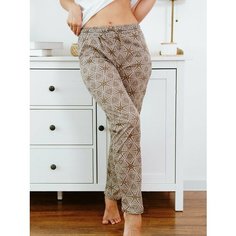 Брюки Ohana market, размер 56, бежевый