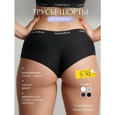 Трусы Norddiva, размер 42, черный/черный
