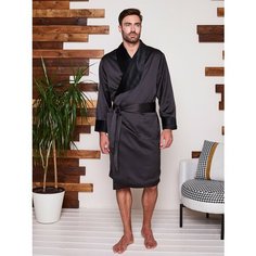 Халат Малиновые сны, размер 48-50, черный