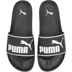 Шлепанцы PUMA Leadcat 2.0, размер 7 UK, черный/белый