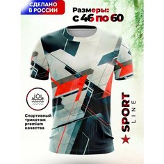 Футболка Evofox, размер S, оранжевый, белый, черный