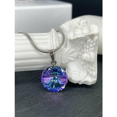 Колье Amante crystal, длина 49.5 см, фиолетовый