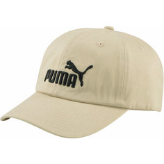 Бейсболка PUMA Essentials No.1 Cap для взрослых и детей, размер OneSize, бежевый