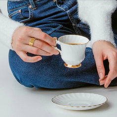 Кольцо ZOLOTO.GOLD, желтое золото, 585 проба, размер 23