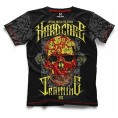 Футболка HARDCORE TRAINING hardcore training, размер L, черный