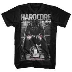 Футболка HARDCORE TRAINING hardcore training, размер M, черный
